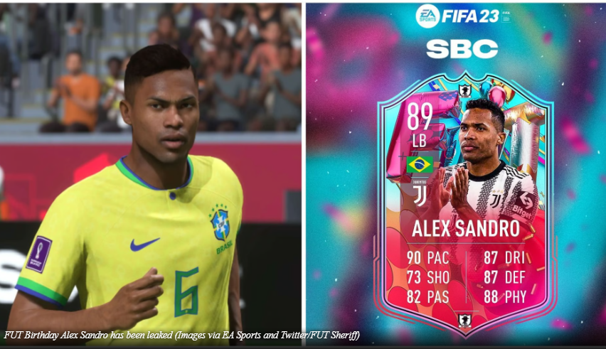 La filtración de FIFA 23 insinúa que Alex Sandro recibirá una tarjeta SBC de cumpleaños de FUT